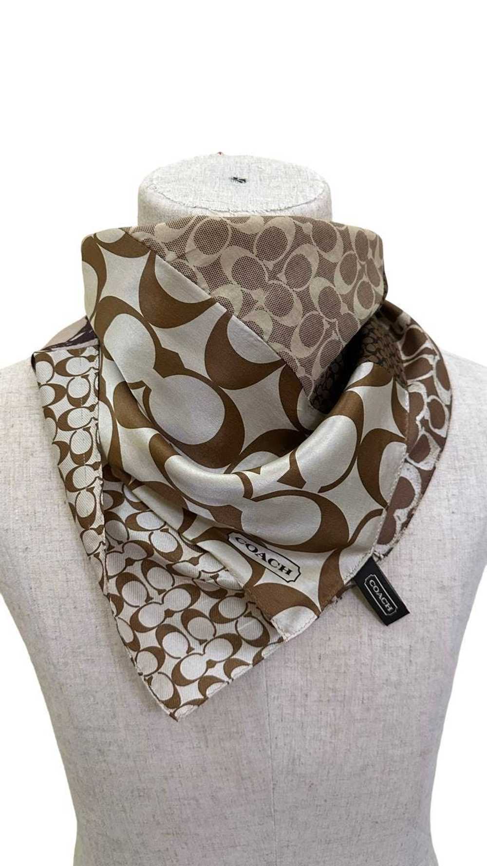 Coach - Coach Silk Scarf / Handkerchief - image 2