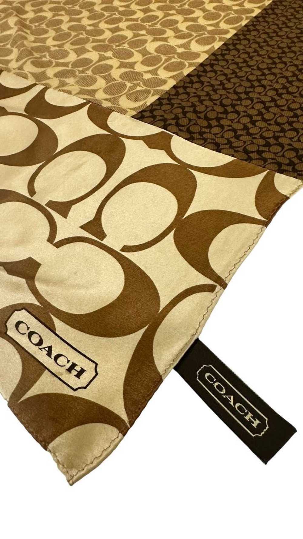 Coach - Coach Silk Scarf / Handkerchief - image 3