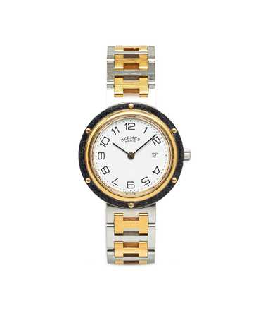 Hermes Stainless Steel Quartz Clipper Watch - image 1