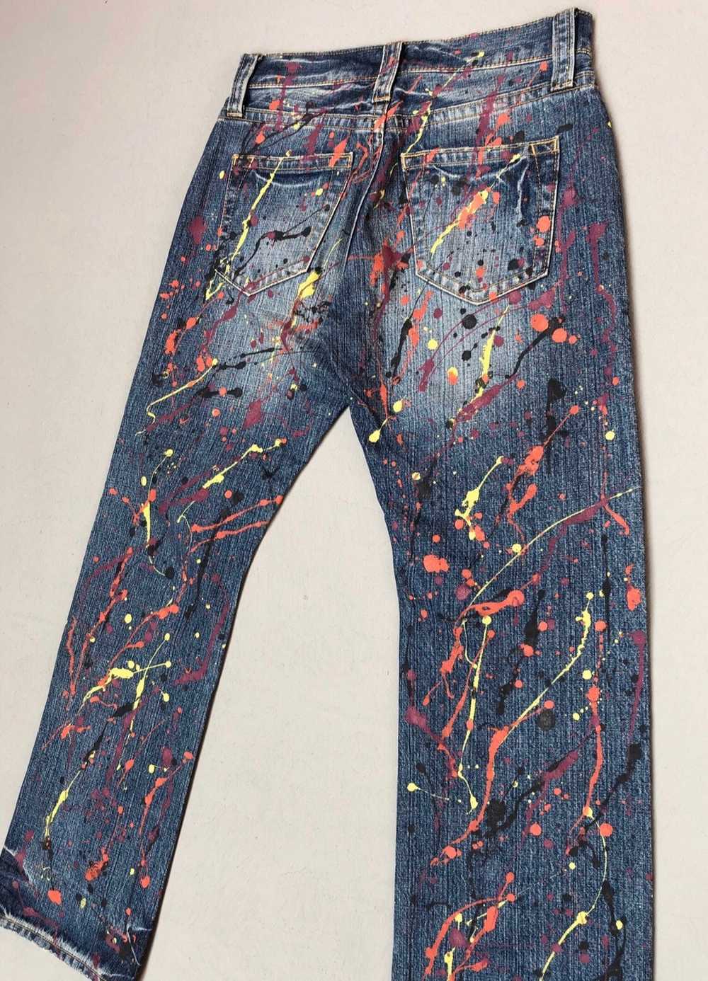 Distressed Denim - Co & Lu Colourful Paint Splash… - image 10