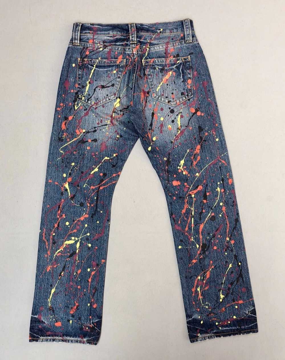 Distressed Denim - Co & Lu Colourful Paint Splash… - image 7