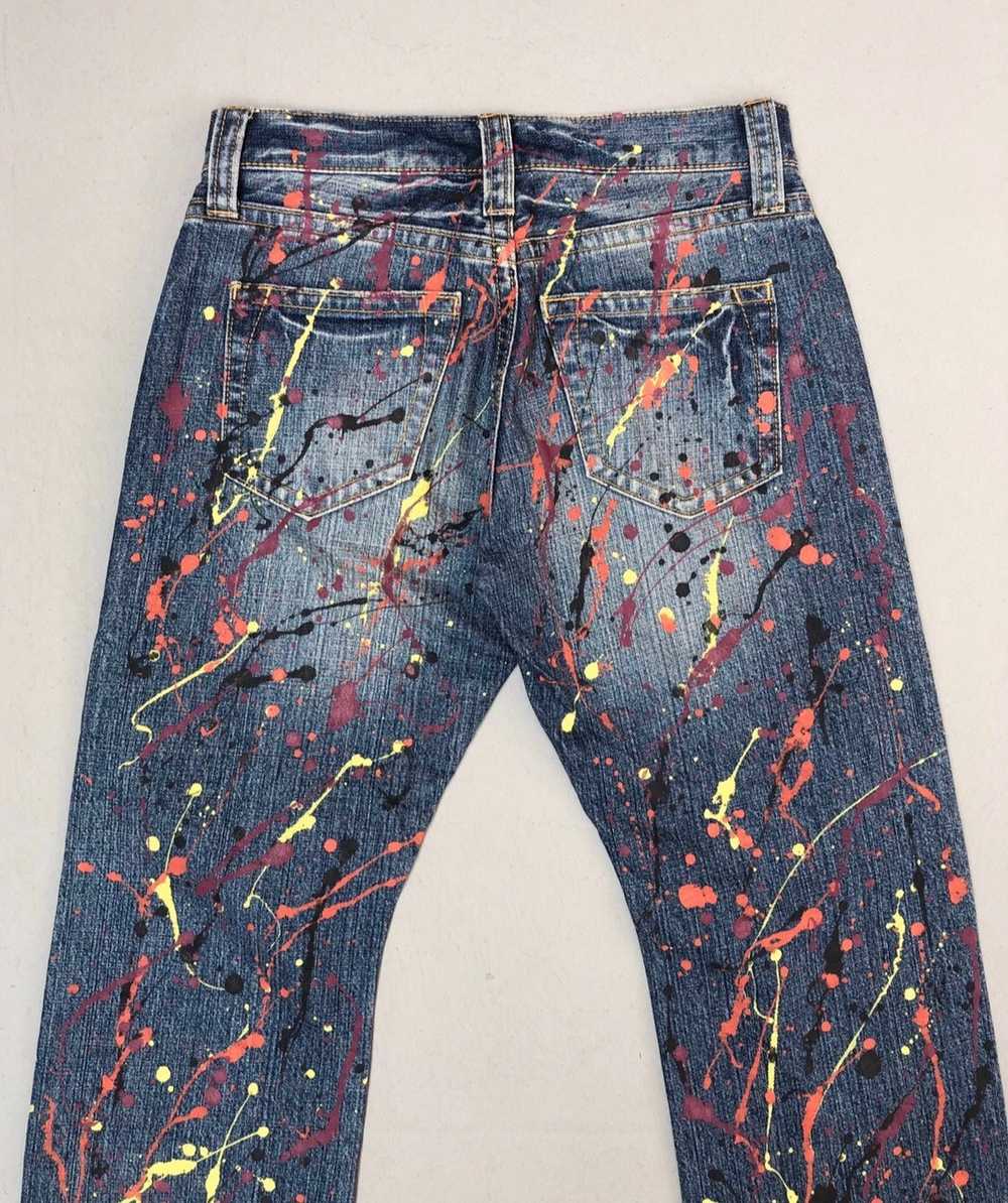 Distressed Denim - Co & Lu Colourful Paint Splash… - image 8