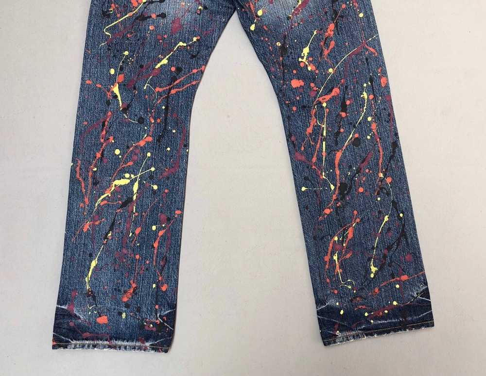 Distressed Denim - Co & Lu Colourful Paint Splash… - image 9