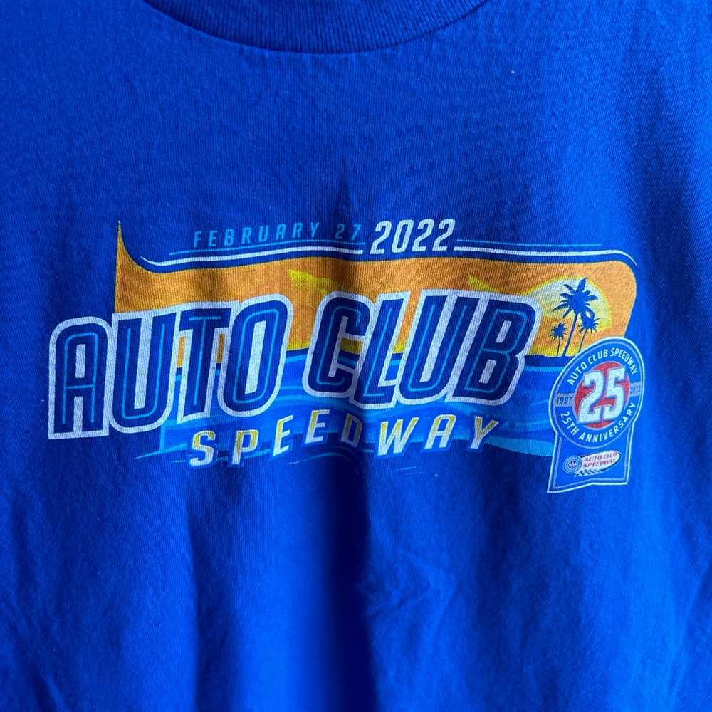 Nascar Auto Club Speed way 2022 t shirt - image 2