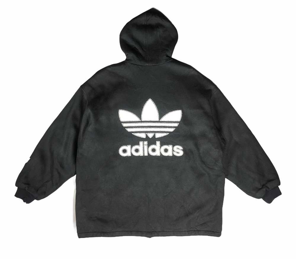 Vintage Adidas Embroidery Big Logo Zip Up Hoodie - image 1