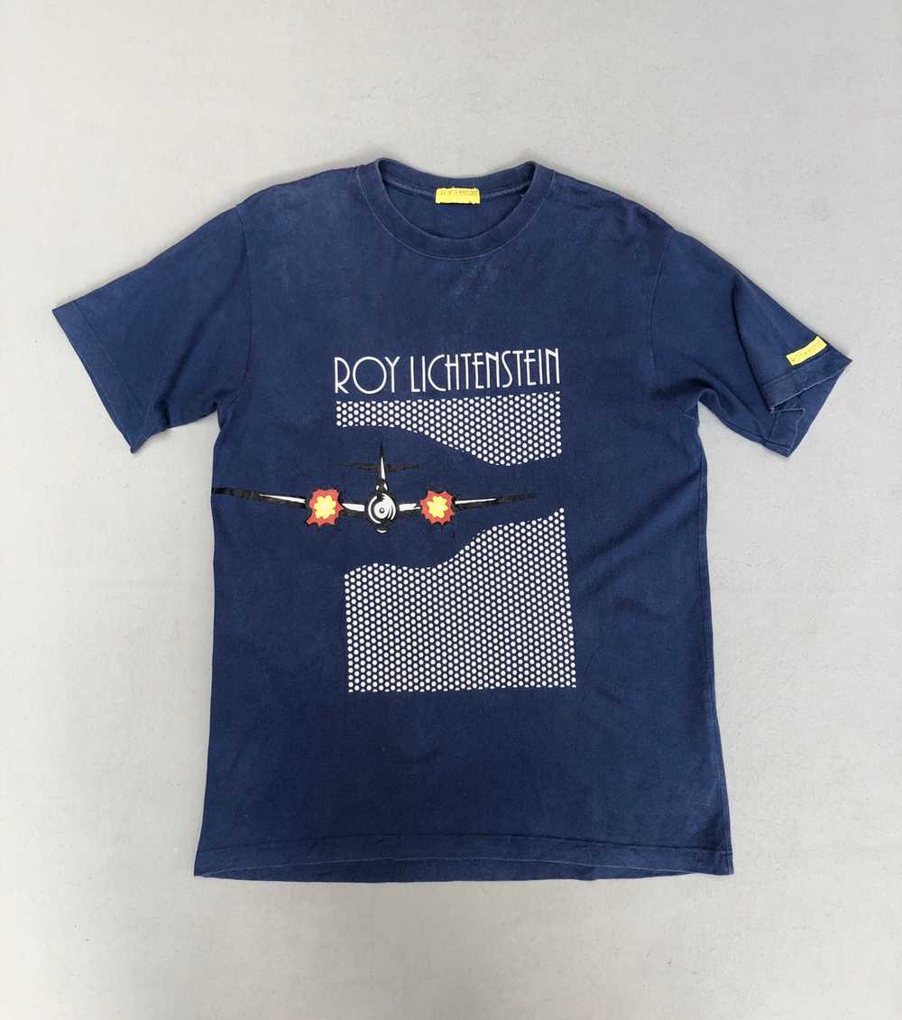 Art - Vintage Roy Lichtenstein Fighter Jets Tshirt - image 1