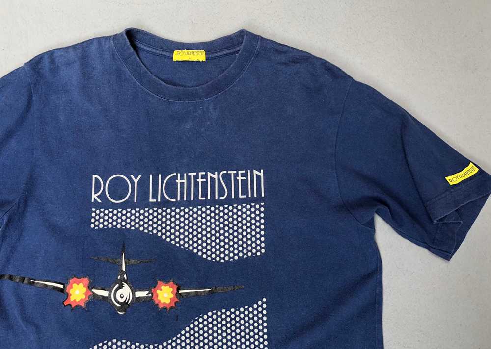 Art - Vintage Roy Lichtenstein Fighter Jets Tshirt - image 2