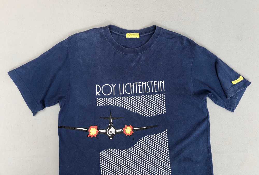 Art - Vintage Roy Lichtenstein Fighter Jets Tshirt - image 3