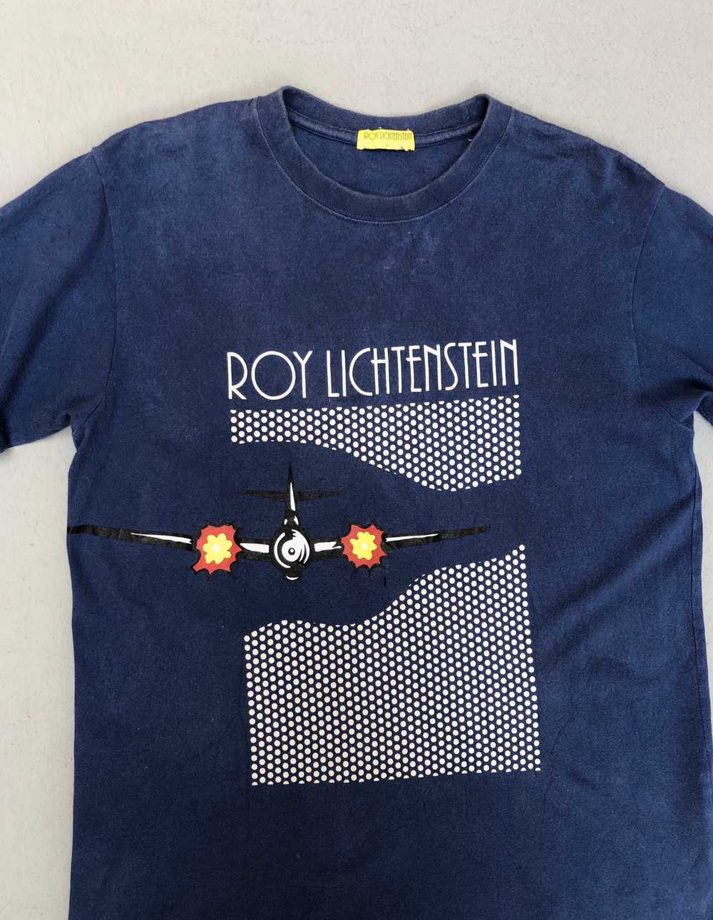 Art - Vintage Roy Lichtenstein Fighter Jets Tshirt - image 5