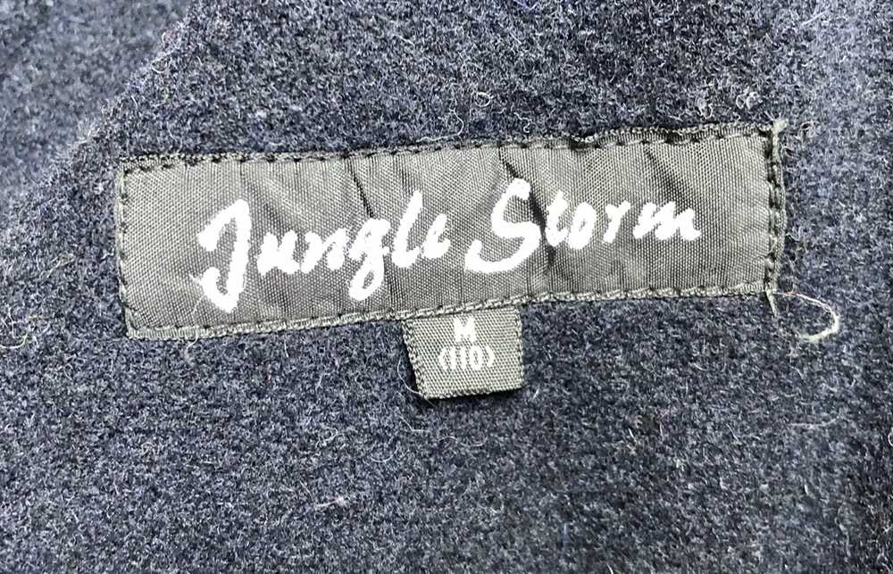 Japanese Brand - Jungle Storm Check Wool Long Duf… - image 8