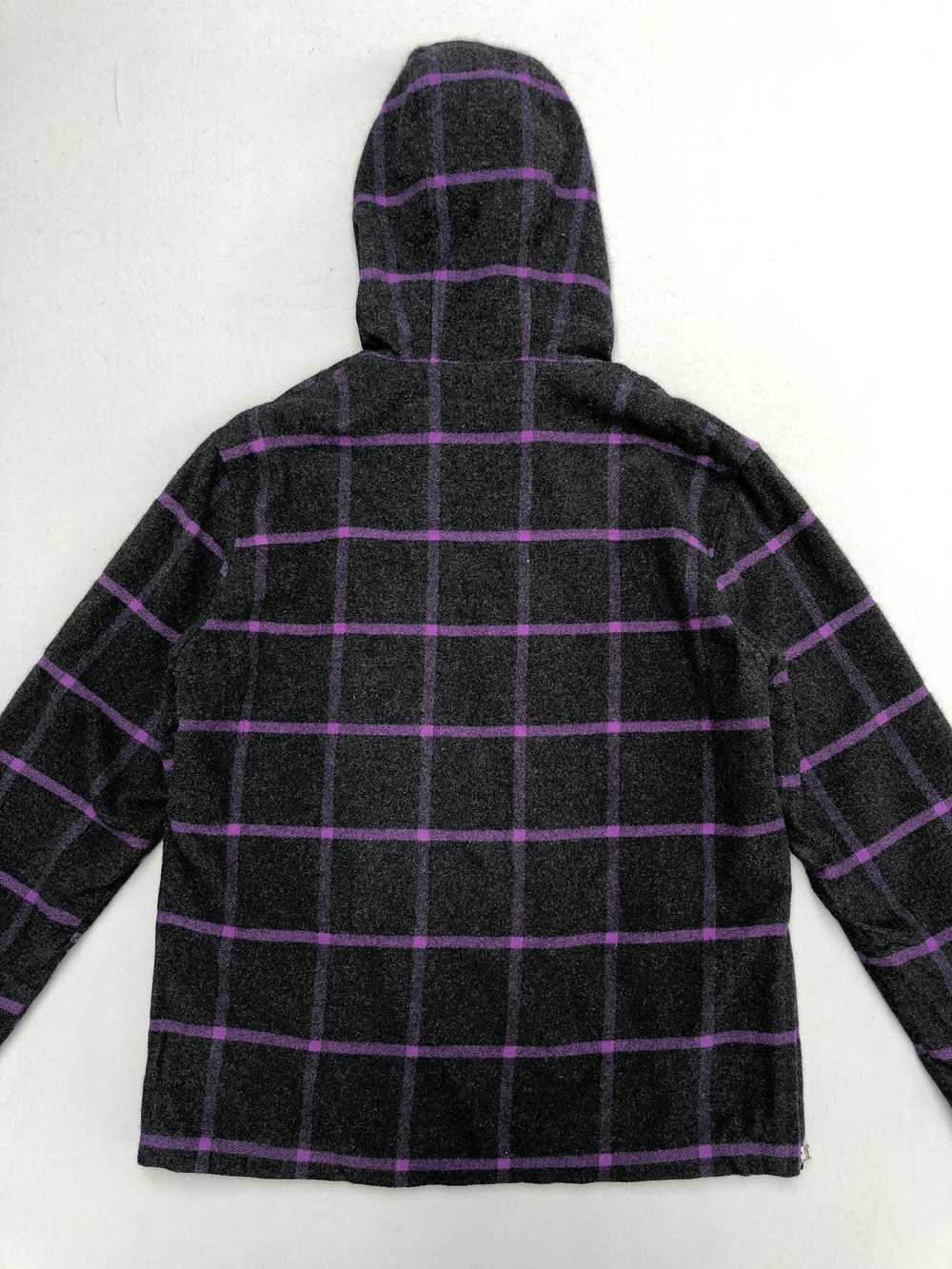 Paul Smith Plaid Tartan Hooded Wool Jacket - image 8