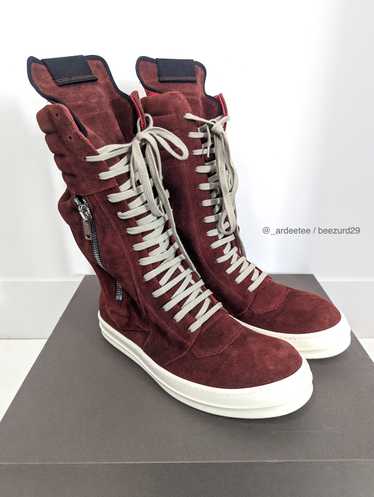 Rick Owens *NEW/RARE* BLOOD SUEDE CARNELIAN CARGOB