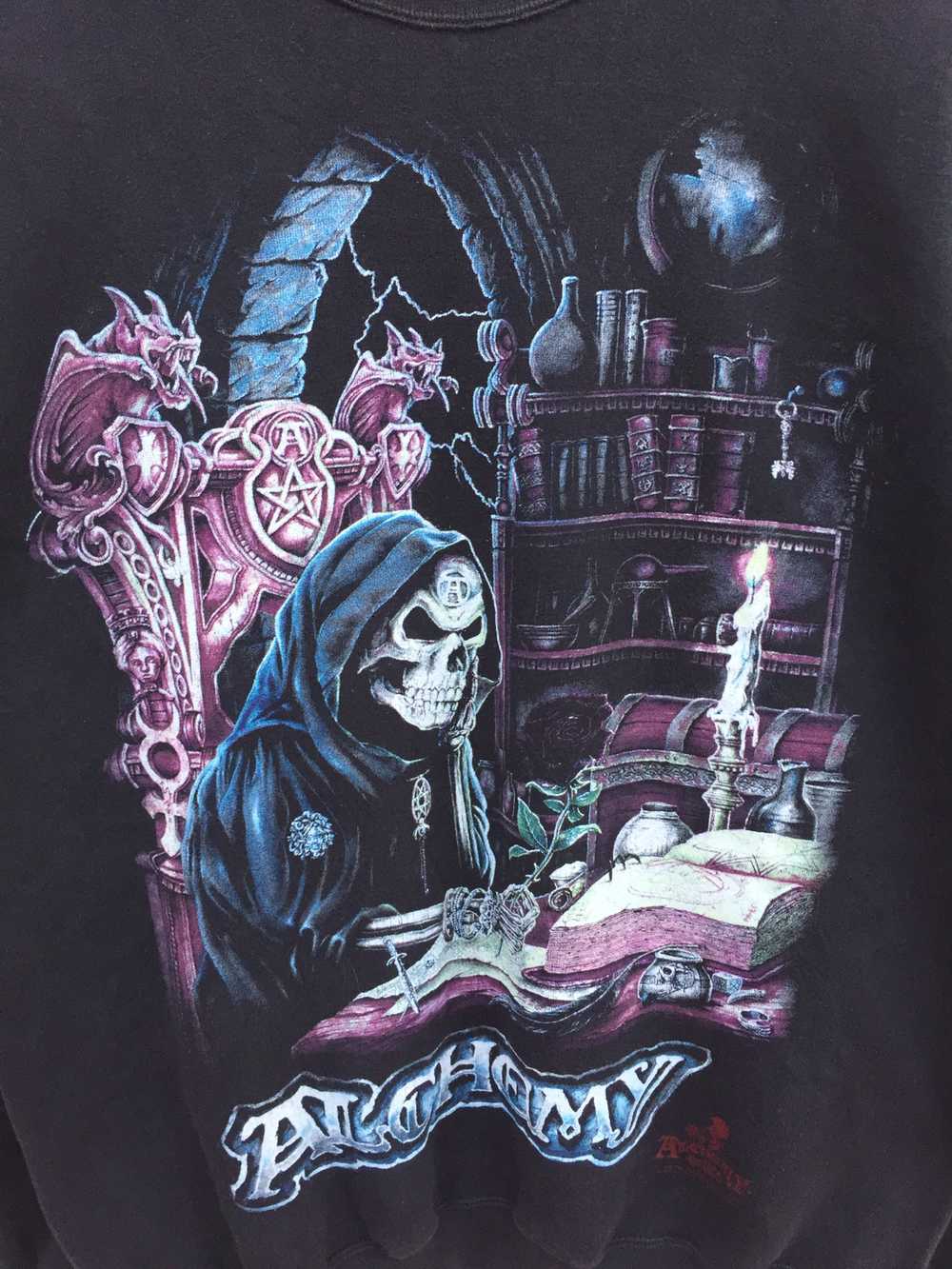 Vintage - 1994 Alchemy Gothic Vintage Sweatshirt … - image 3