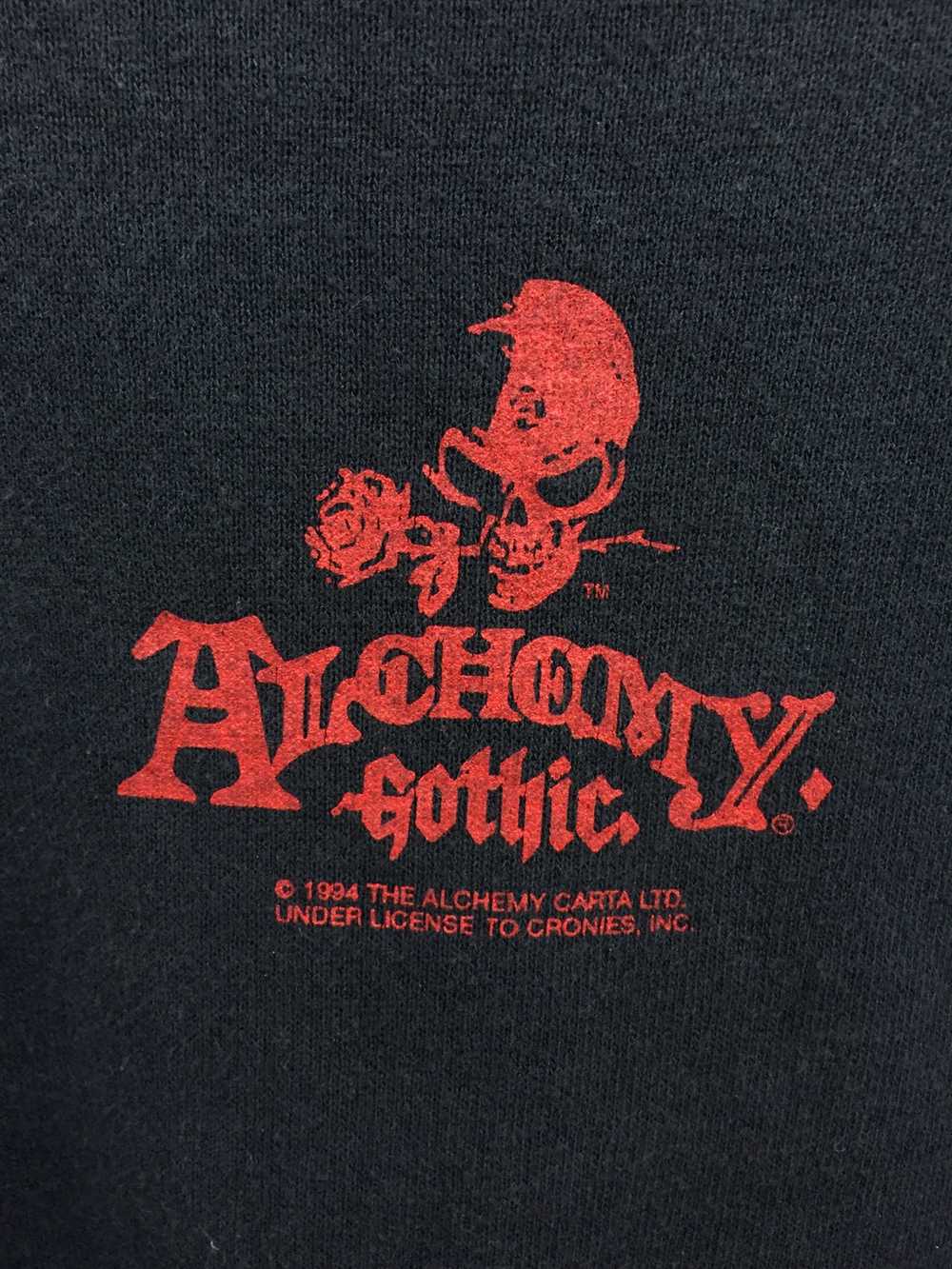 Vintage - 1994 Alchemy Gothic Vintage Sweatshirt … - image 5