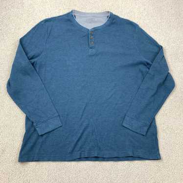 Club Room Club Room Pullover Knit Henley Shirt Me… - image 1