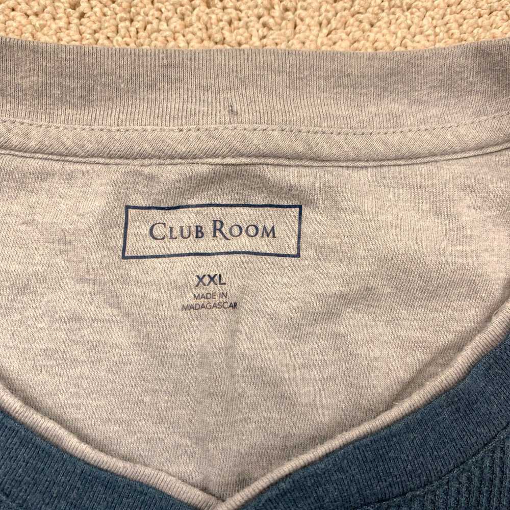 Club Room Club Room Pullover Knit Henley Shirt Me… - image 3