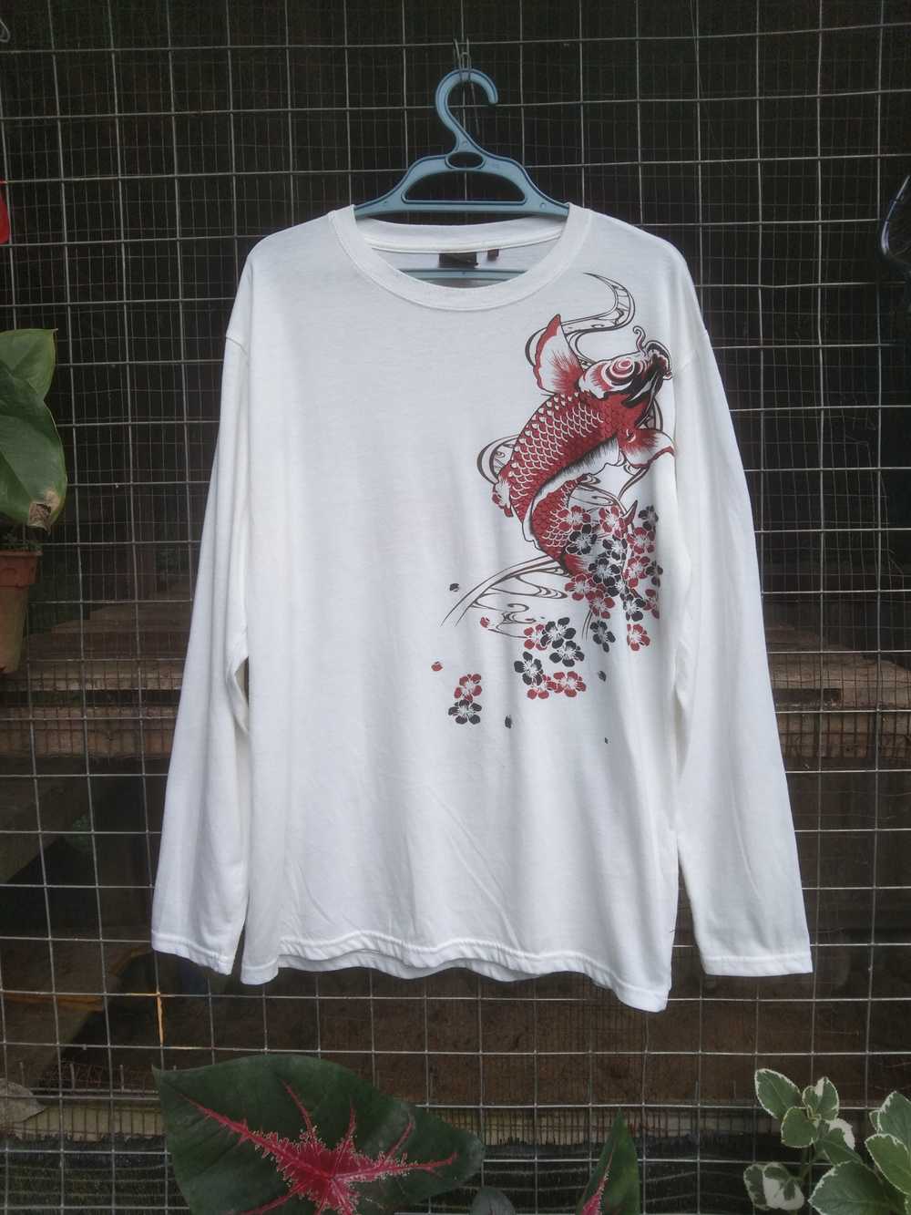 Japanese Brand - VINTAGE KOI FISH SUKAJAN SHIRT - image 6