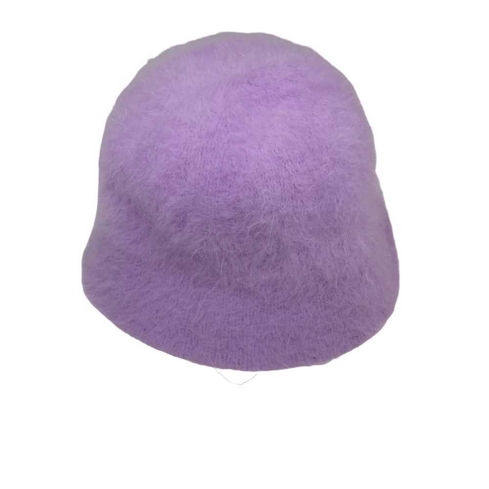 Cider Cider Y2K Pastel Purple Fuzzy Bucket Hat - image 3