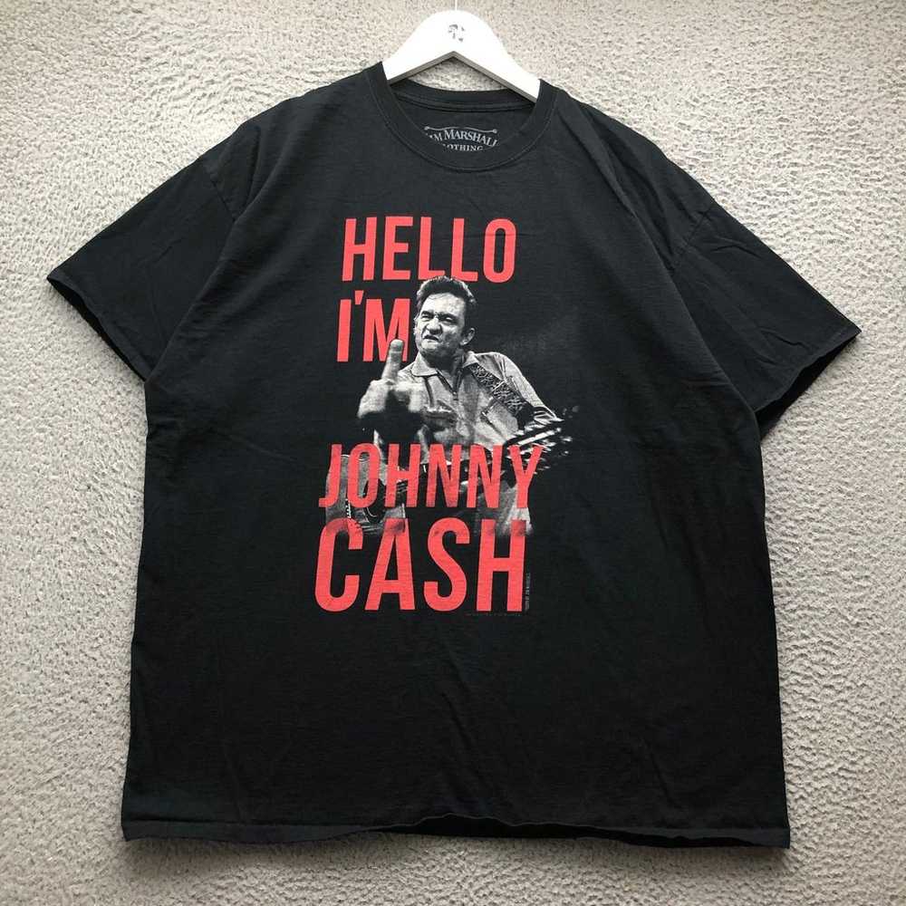 Johnny Cash Hello I'm Johnny Cash T-Shirt Men's X… - image 1