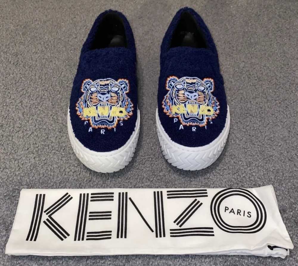 KENZO Kendo K-Skate Tiger Towel Slip-Ons - NWT - image 1