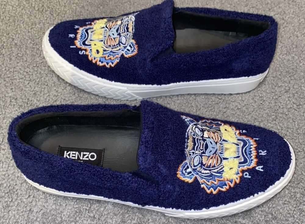 KENZO Kendo K-Skate Tiger Towel Slip-Ons - NWT - image 2