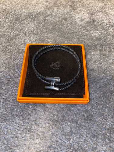 Hermès Hermes Tournis Tresse ‘So Black’ Bracelet -