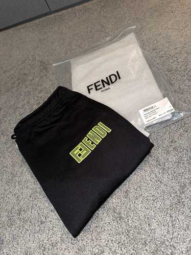 Fendi Mesh Logo Sweatpants - Size 50 - Brand New W