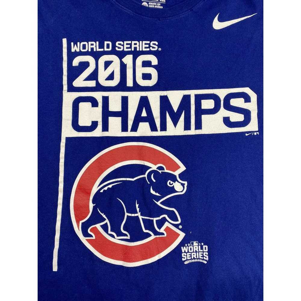 Chicago Cubs Nike Tshirt MLB Baseball Mens 2XL - image 5