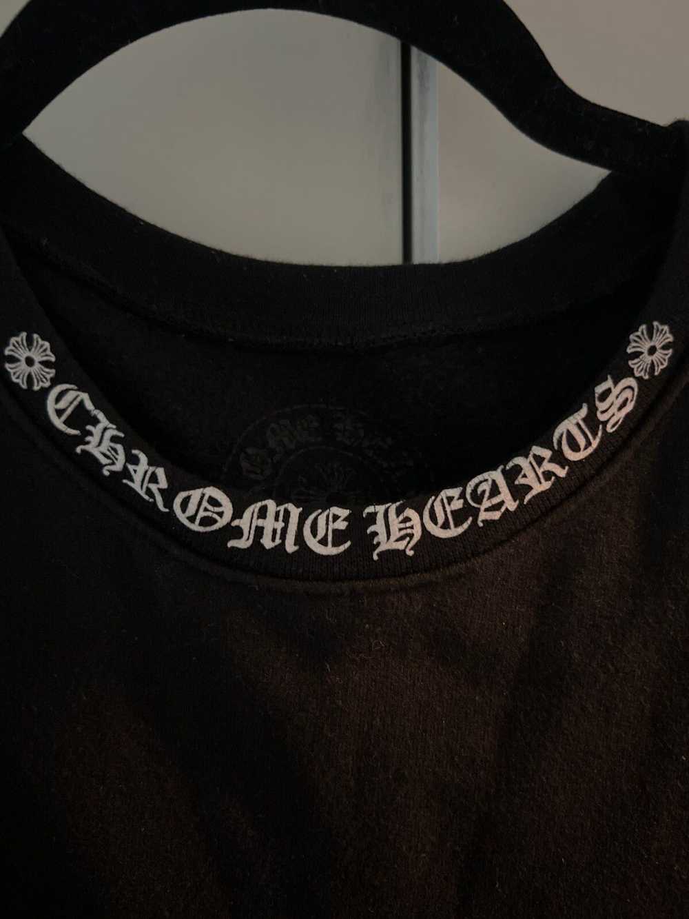 Chrome Hearts Chrome Hearts Neck Logo Pullover Cr… - image 4