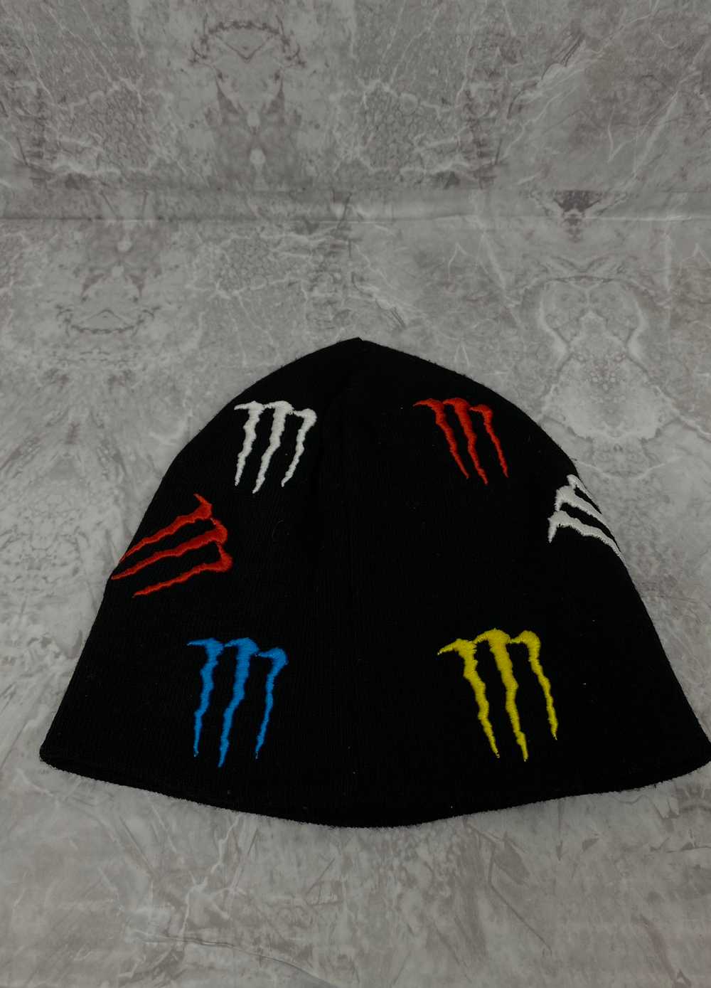 Vintage - Monster energy beanie multi logo hat vi… - image 2