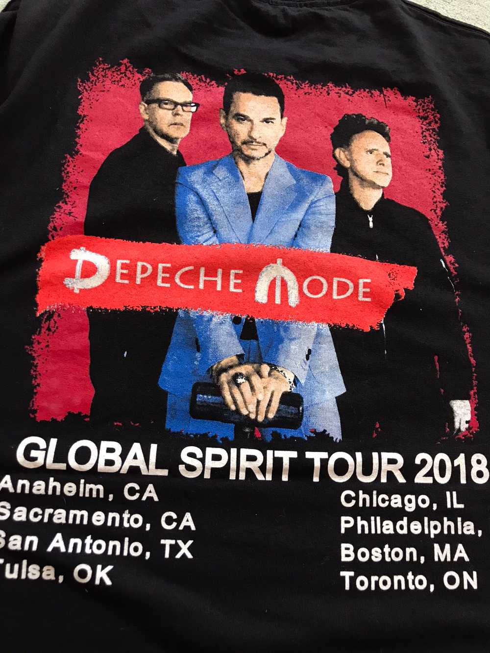 Band Tees - Depeche Mode Band Global Spirit Tour - image 4