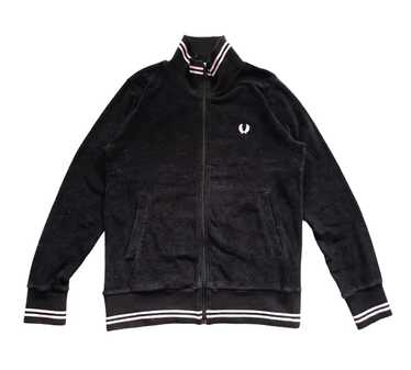 トップス fredperry velour quilt wzip track jacket Vintage 90's Fred Perry Track Top Sidetape Velvet Zipper