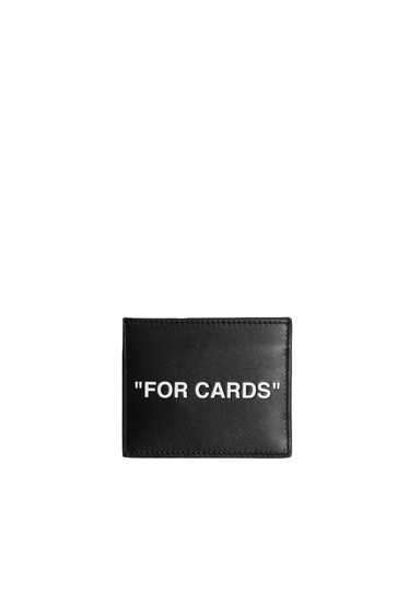 Off-White QUOTE CARD CASE / BLK WHT