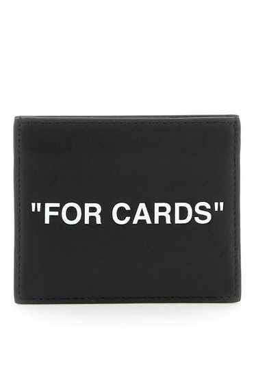 LEATHER CARDHOLDER OFF-WHITE