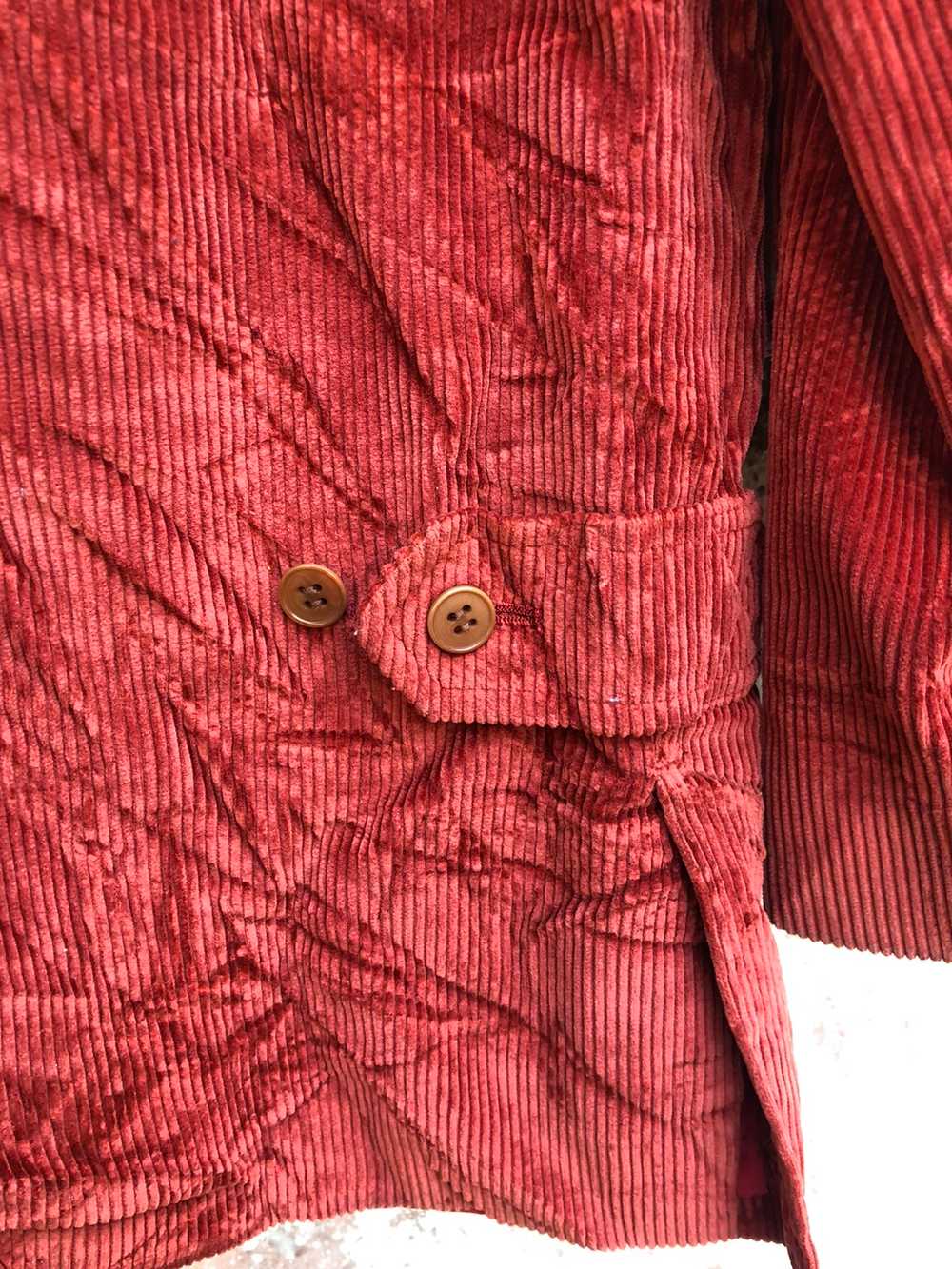 Vintage - Vintage Kenzo Corduroy Tailored Red Jac… - image 7