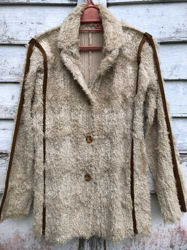 Very Rare - Issey Miyake Pleats Please Faux Hairy… - image 1