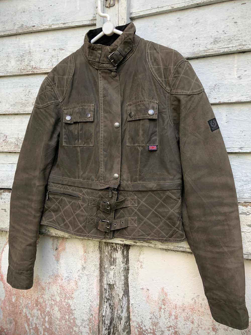 Belstaff Bellstaff Moto Racer Cropped Waxed Jacket - image 2