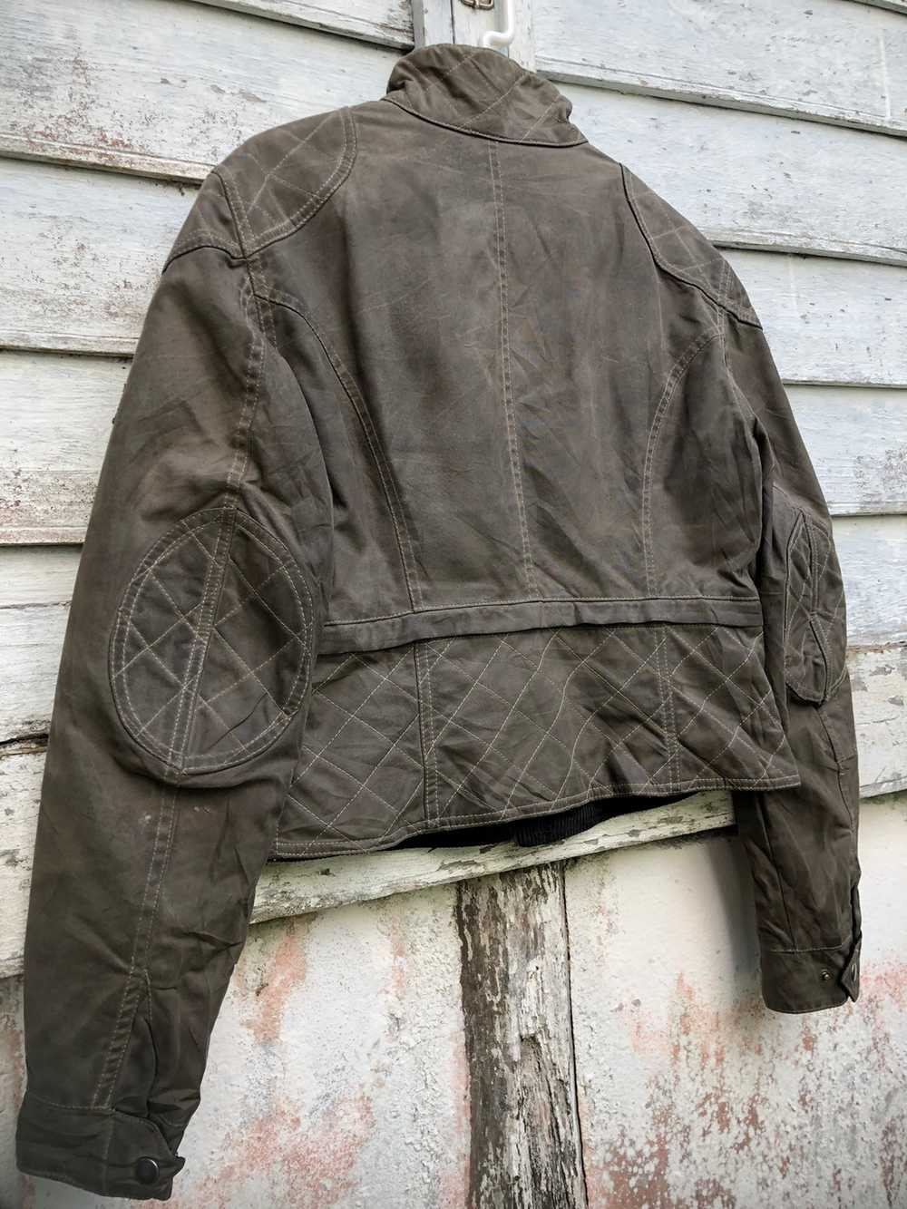 Belstaff Bellstaff Moto Racer Cropped Waxed Jacket - image 7