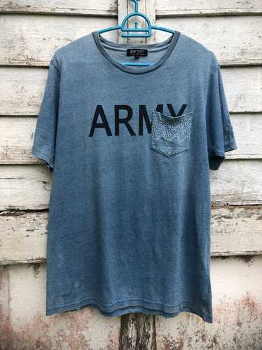 BEAMS PLUS Beams Heart ARMY Single Pocket Tee