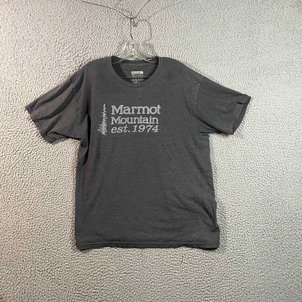 Marmot Marmot Shirt Mens Gray Large T-shirt Crew … - image 2