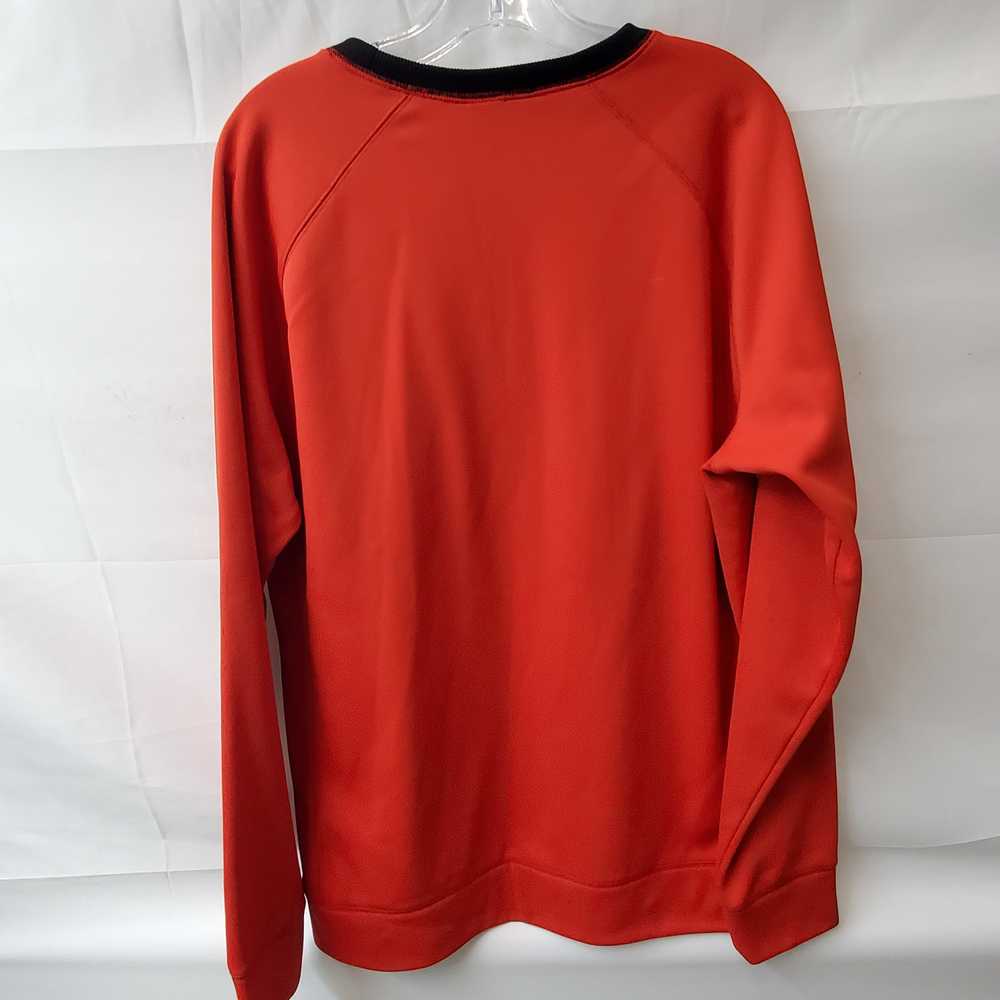 Burton Bright Orange Pullover Sweatshirt Size L - image 2
