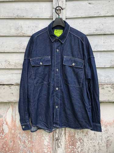 Japanese Brand - Kal Freak's Store Denim Button Sh