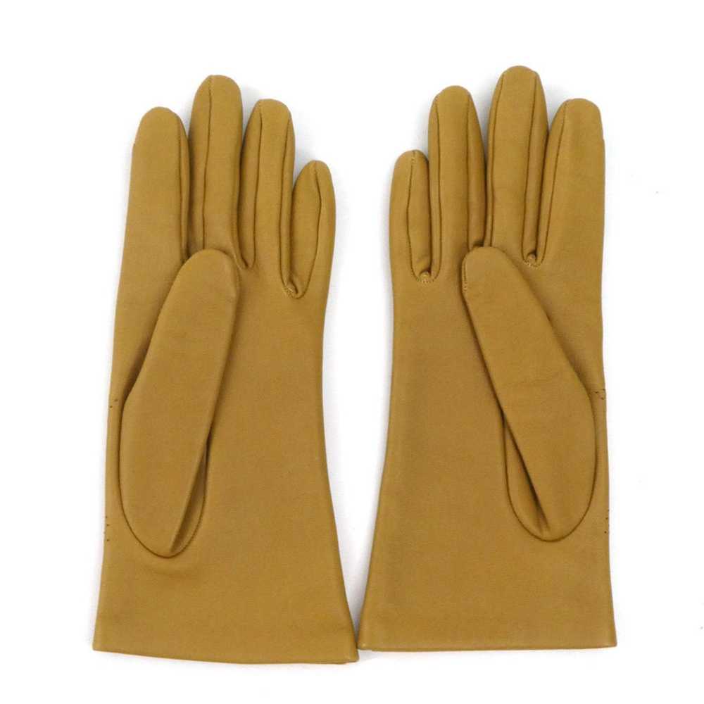 Hermes HERMES Gloves Leather Brown Women's e58589f - image 2