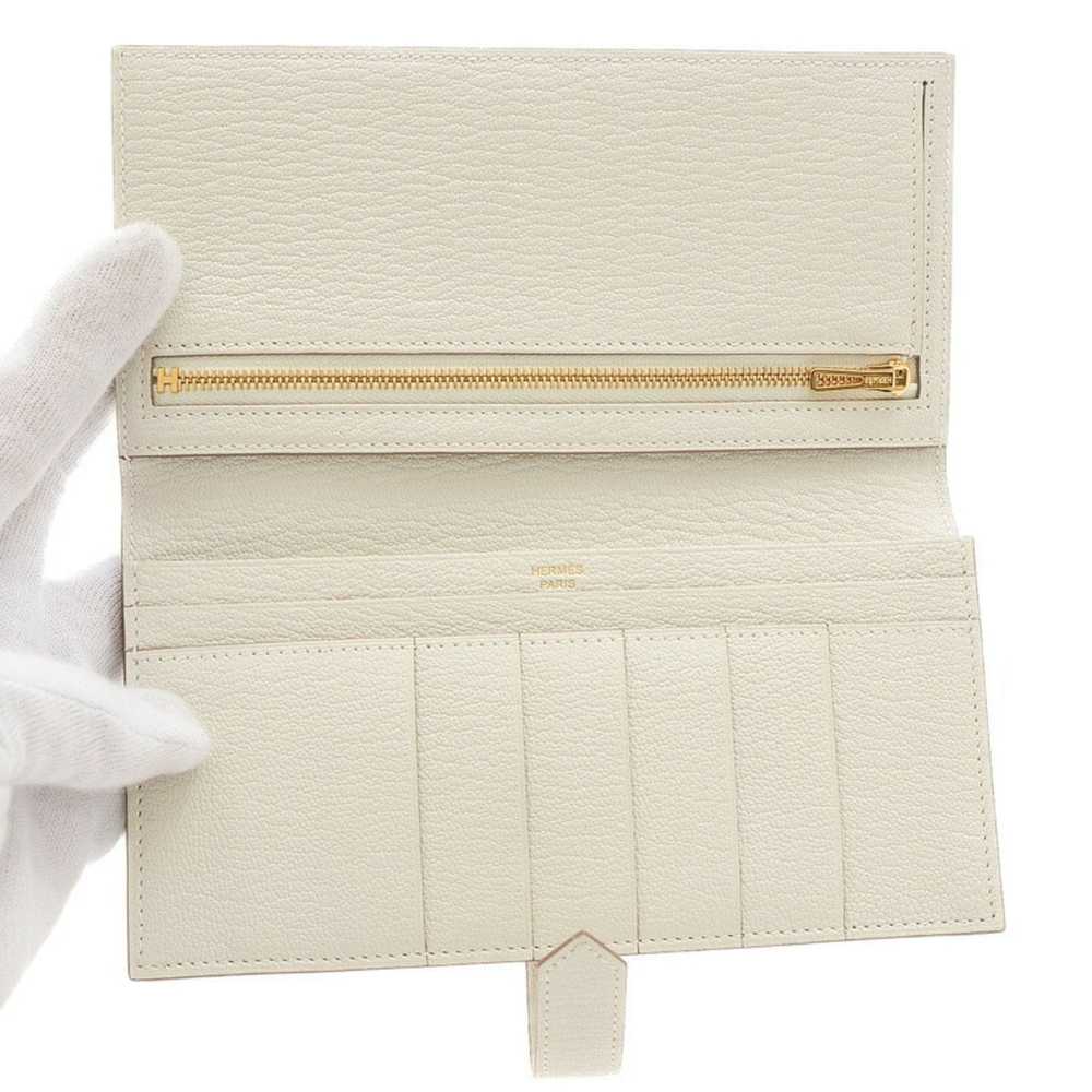 Hermes HERMES Bearn Soufflet Bi-fold Long Wallet … - image 4