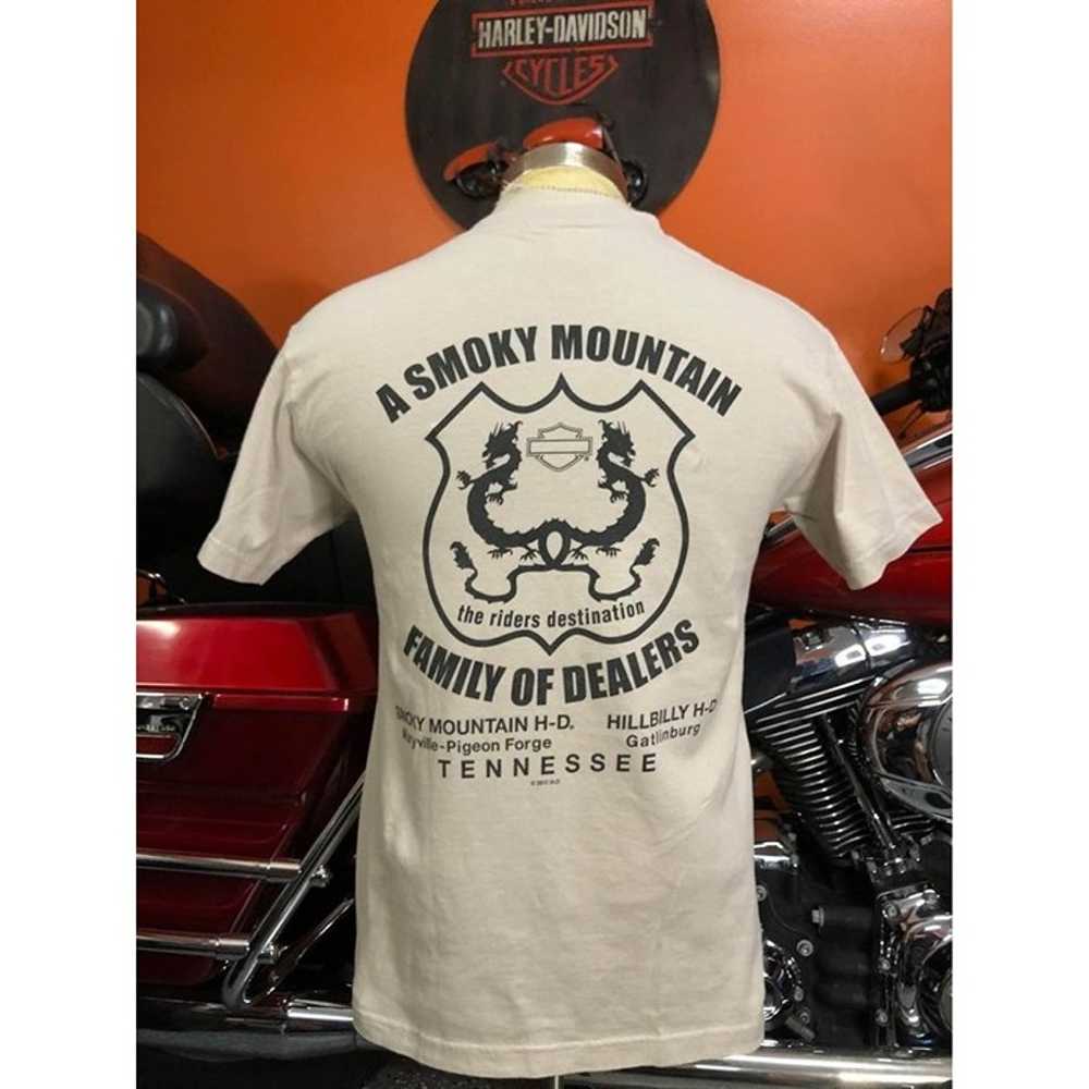 Harley Davidson T-shirt Small Men, SMOKY MOUNTAIN… - image 2