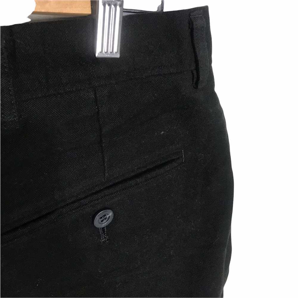 Dries van noten black soft khaki pants - image 3