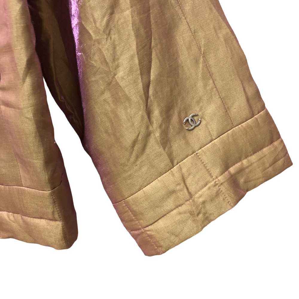 Vintage Chanel boutique linen jacket - image 4