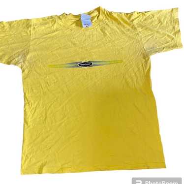 Vintage reebok yellow t shirt