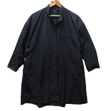 Uniqlo - Uniqlo x jil sander J+ long black jacket - image 1