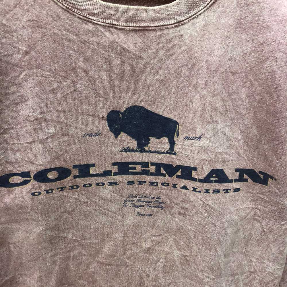 Coleman - Vintage big logo coleman outdoor sweast… - image 3
